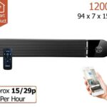1200W/600W Smart Wi-Fi Infrared Heater Bar with Weekly Timer