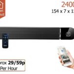 2400W/1200W Smart Wi-Fi Infrared Heater Bar With Weekly Timer
