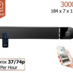 3000W/1500W Smart Wi-Fi Infrared Heater Bar With Weekly Timer